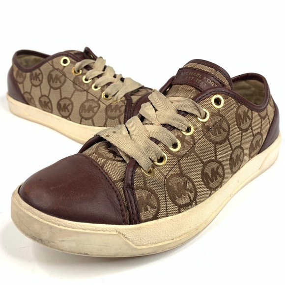 Michael Kors Shoes - Michael Kors MK Women’s Canvas Sneaker Sz 6.5